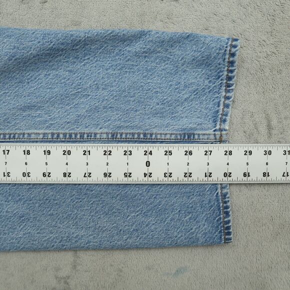 Abercrombie & Fitch Jeans Women's Size 27 Short Low-Rise Ultra Loose 28" Inseam - Picture 4 of 16